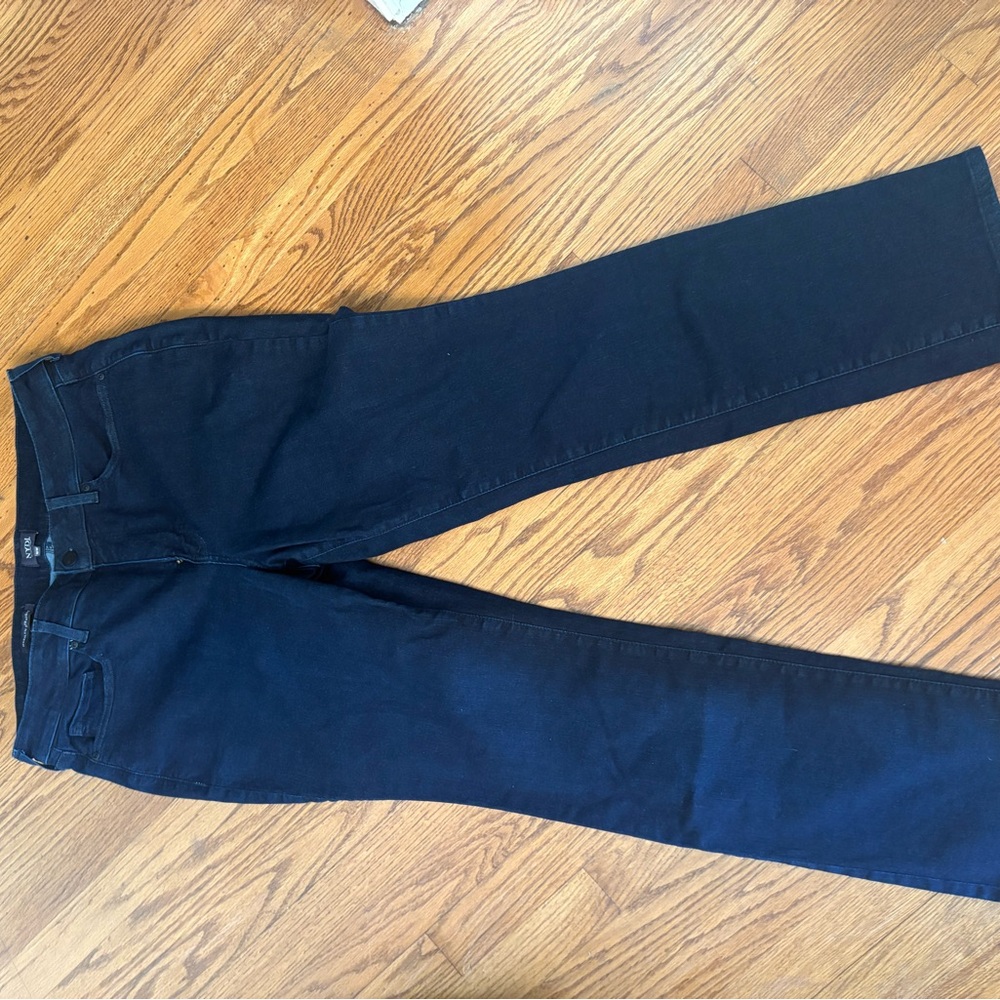 NYDJ Marilyn Straight Leg Dark Wash Jeans with Lift Tuck Technology